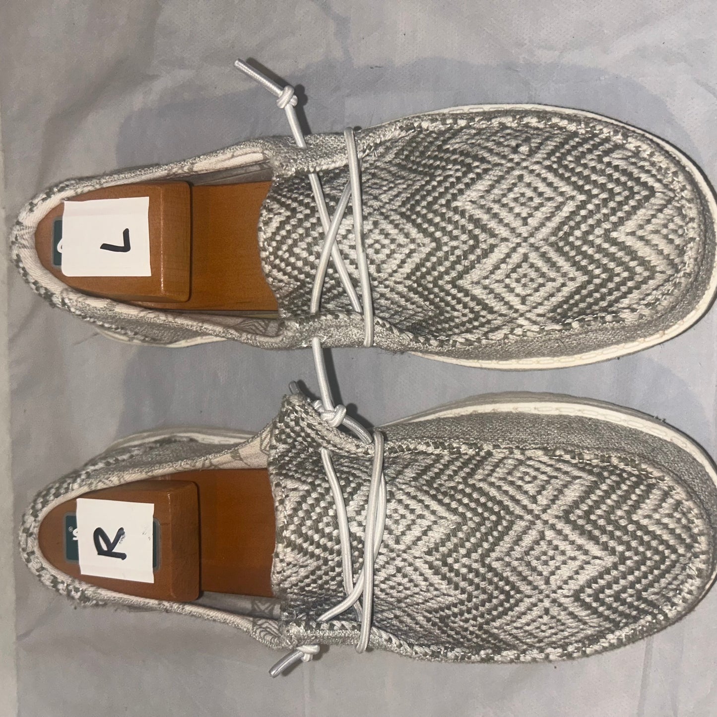 Hey dude, slip on loafers size 8