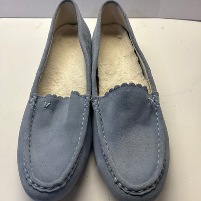 Vionic Gray Loafers w/ Cream Fur Soles size 9