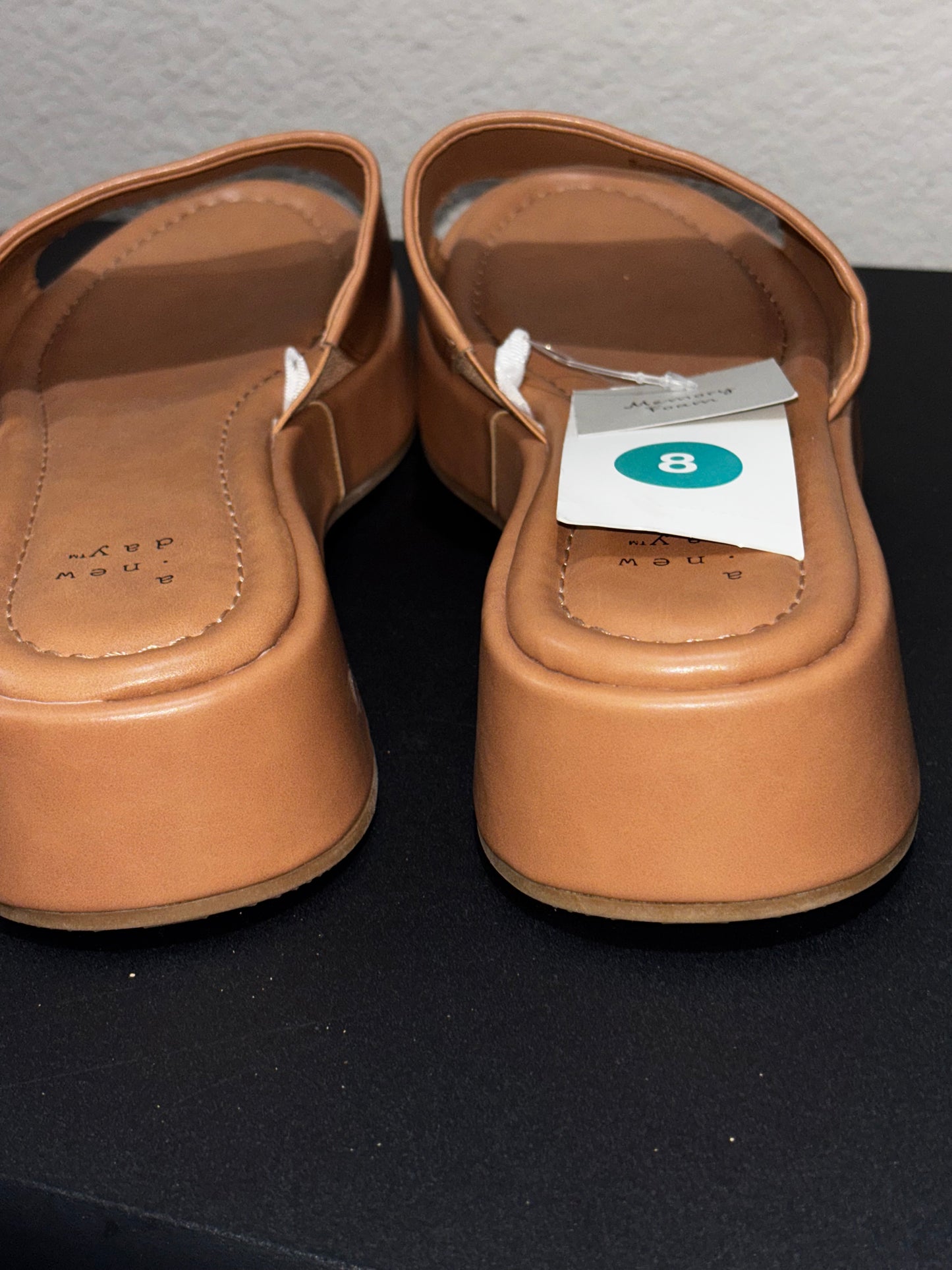 A new day tan wedge shoes Women’s size 8