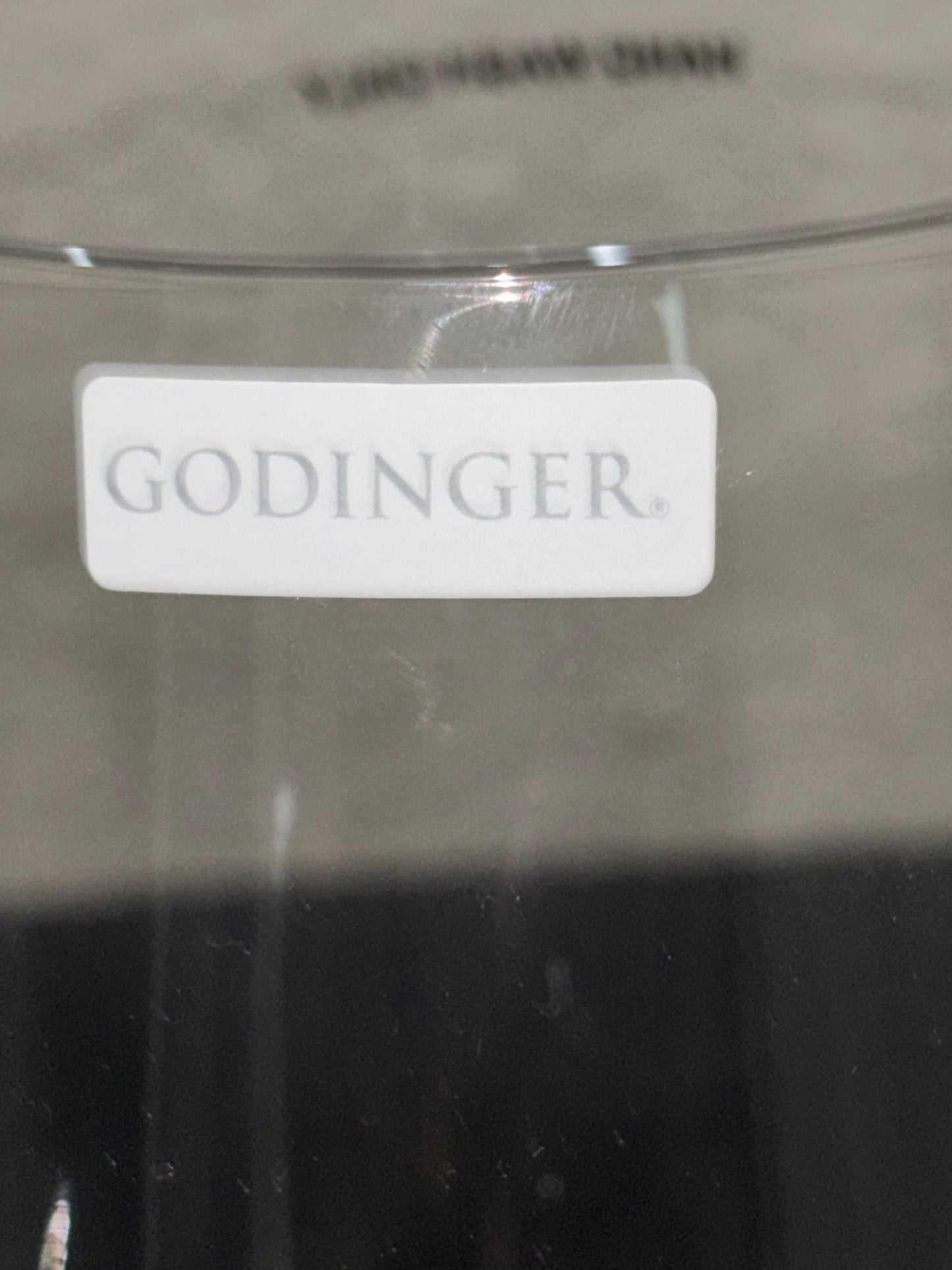 Godinger butterfly stemless wine glass