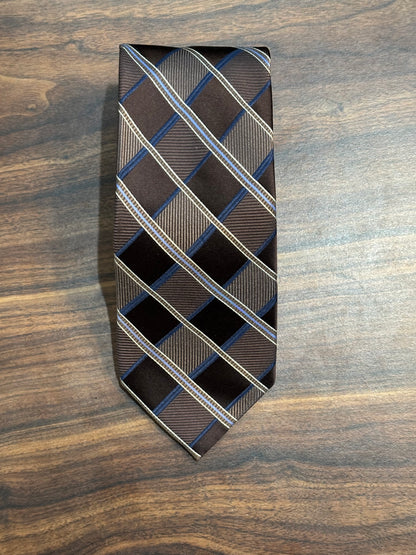 Michael Kors Brown Tie 100% Silk 58”
