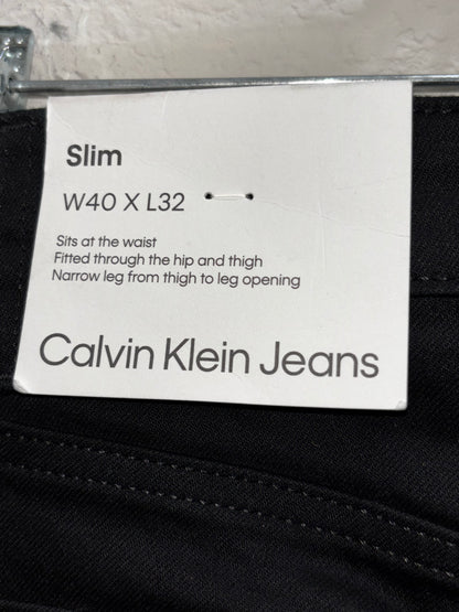 Calvin Klein Black Denim Jeans Men’s size 40