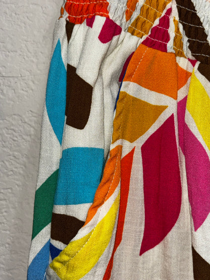 Tabitha Brown Multicolor Leaf Design Wide Leg Pants Women’s size 1X