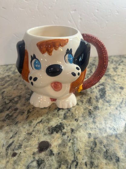 Cute Blue Eye Dog Mug 3D