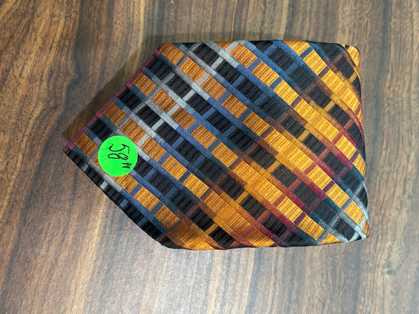 SARAR Multi-Color Tie 100% Silk 58”