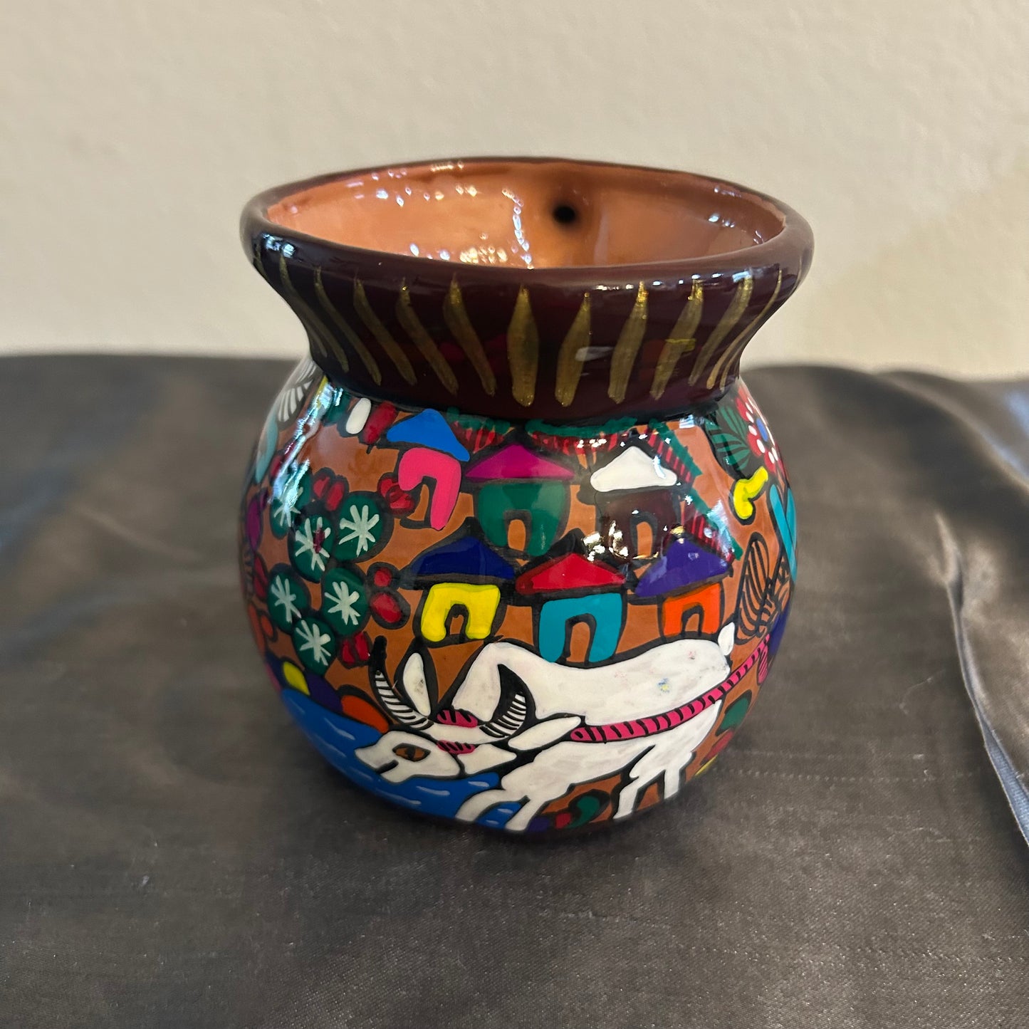 Mug Mexican Colorful Handmade 12oz