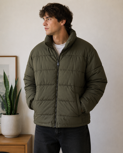 Olive Green Puffer Jacket size 2XL Old Navy