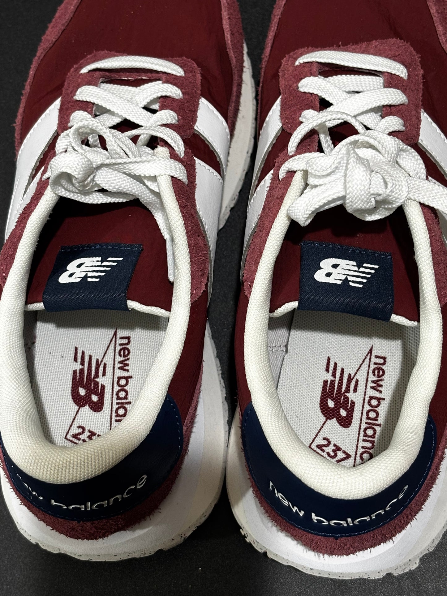 New Balance 237 Burgundy Sneakers size W8/ M9.5