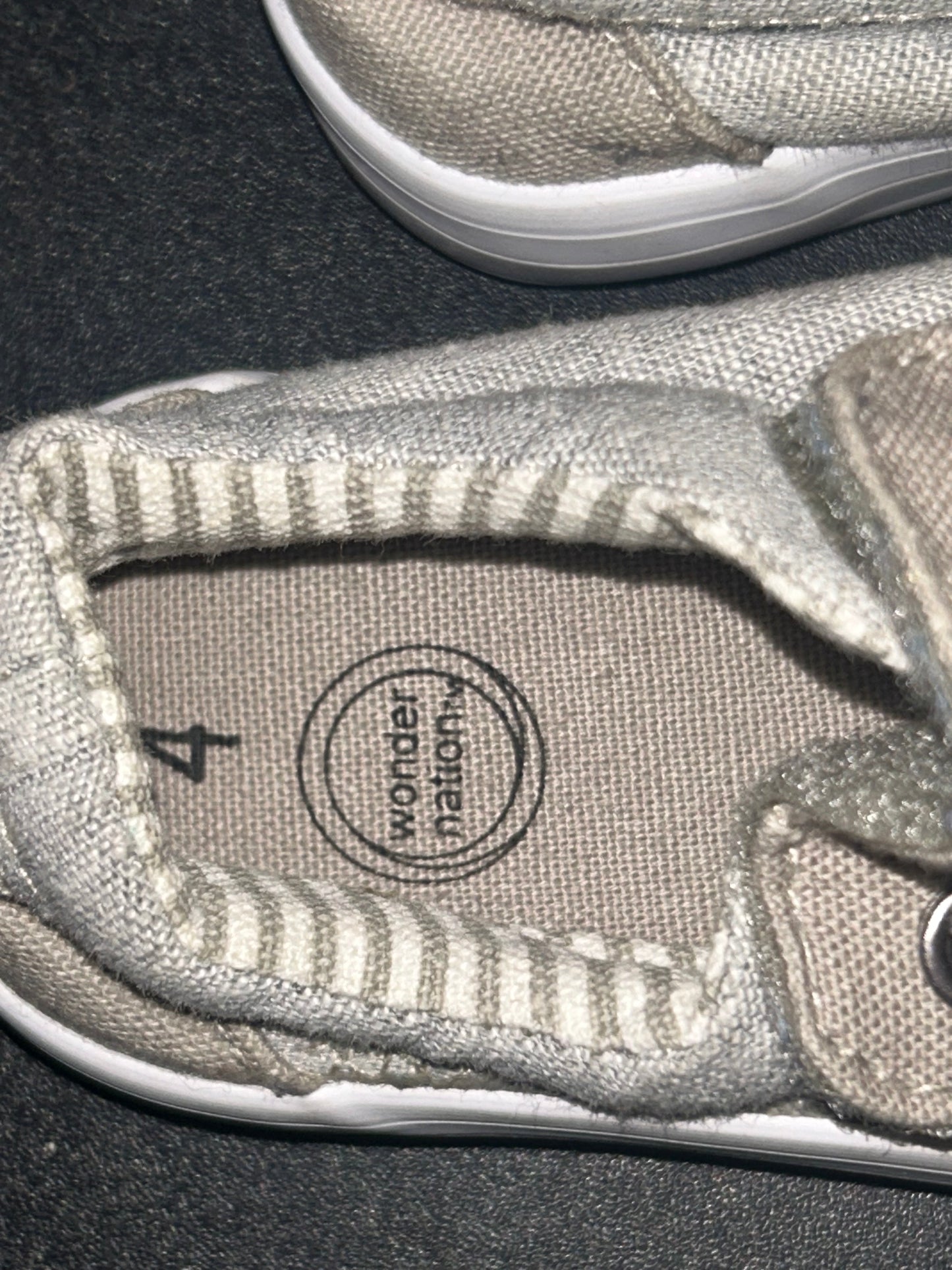 Kids Tan Laced Shoes Toddler size 4