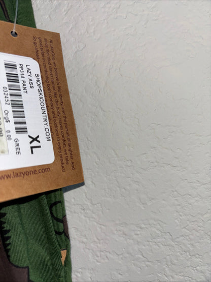 Lazy one lounge pants women’s “lazy ass” size xl NWT