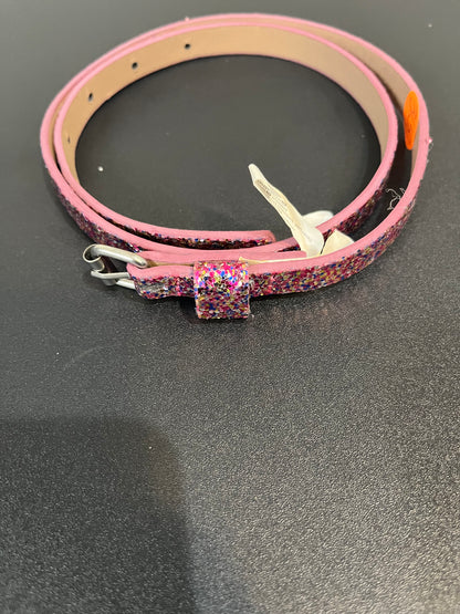 Pink w/ Glitter Girls Belt 31.5”