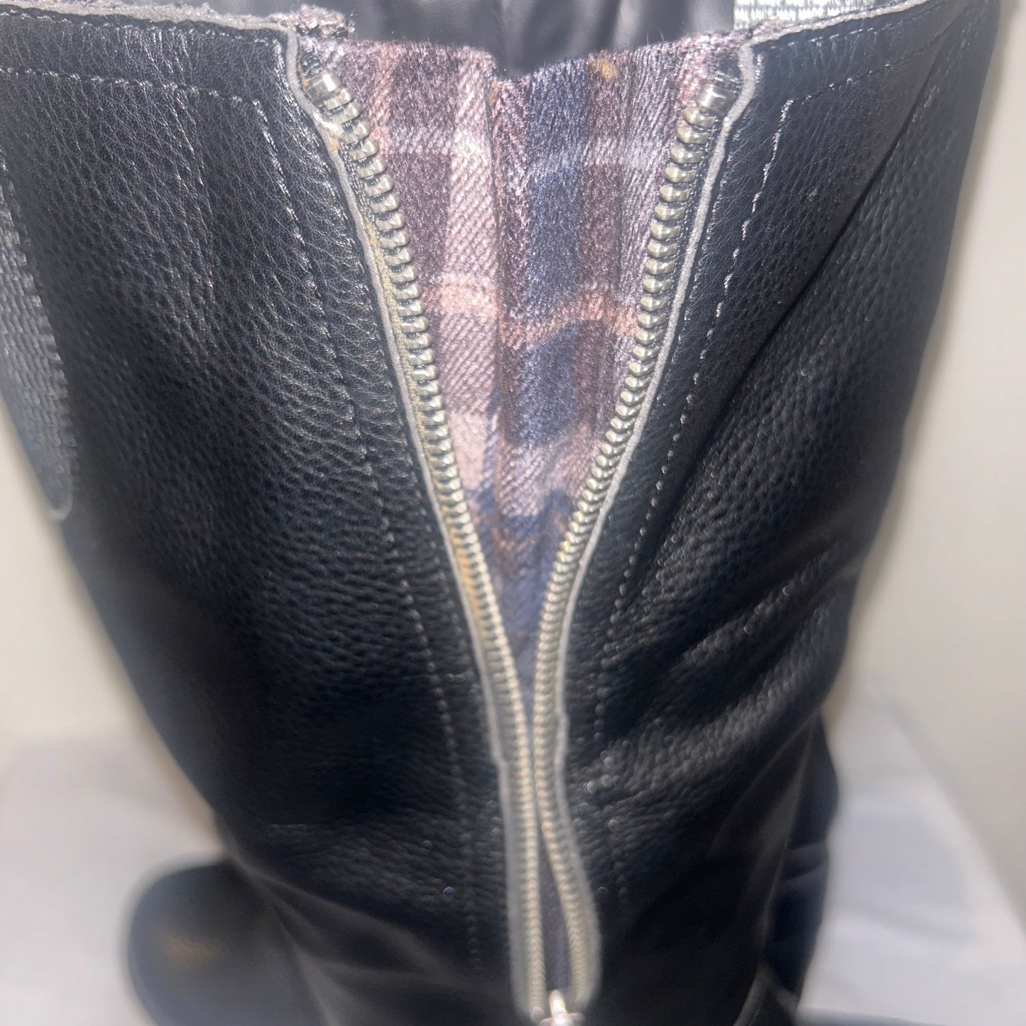 BOC knee high black vegan leather boots women’s  size 10