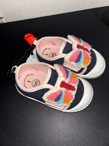 Wonder World Butterfly Sneakers Toddler size 5