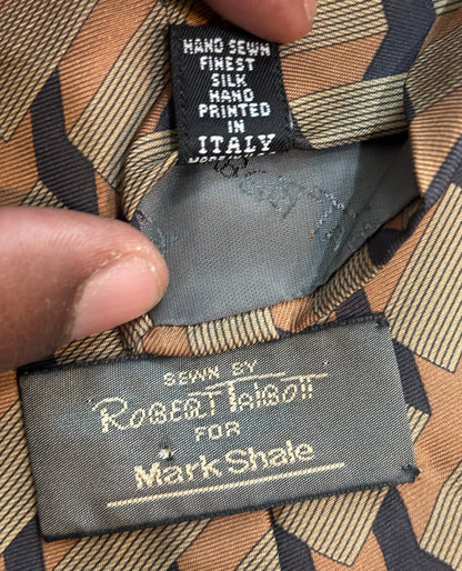 Custom Tie Sewn by Robert Talbott 57” 100% Silk by
