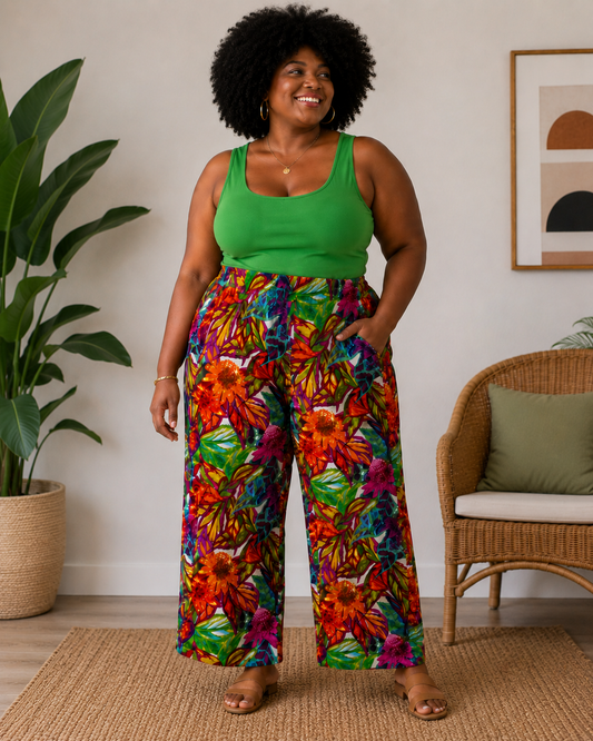 Lauren Ralph Lauren Women’s Floral Wide Leg Trouser Pants Pants size 2X