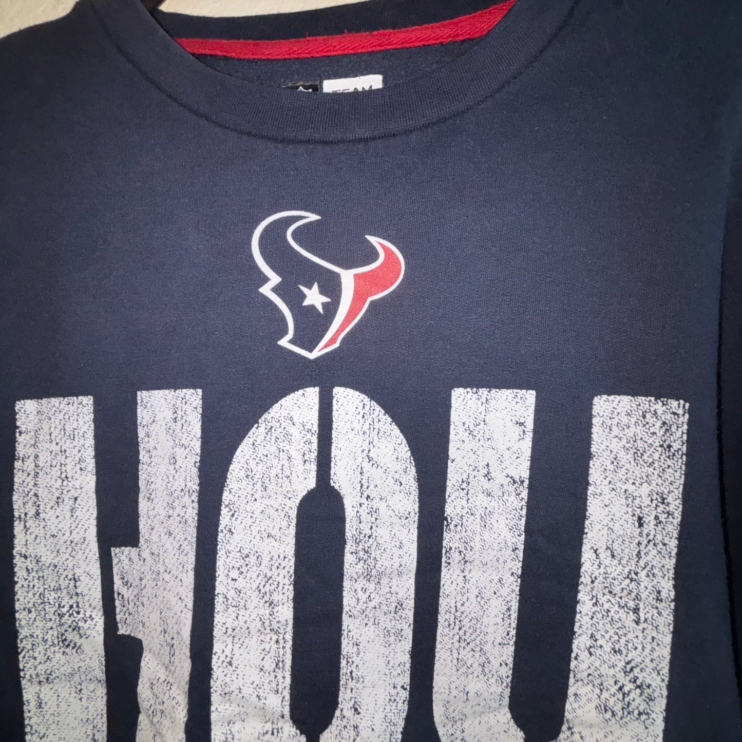 NFL Houston Texans Blue Sweatshirt size medium