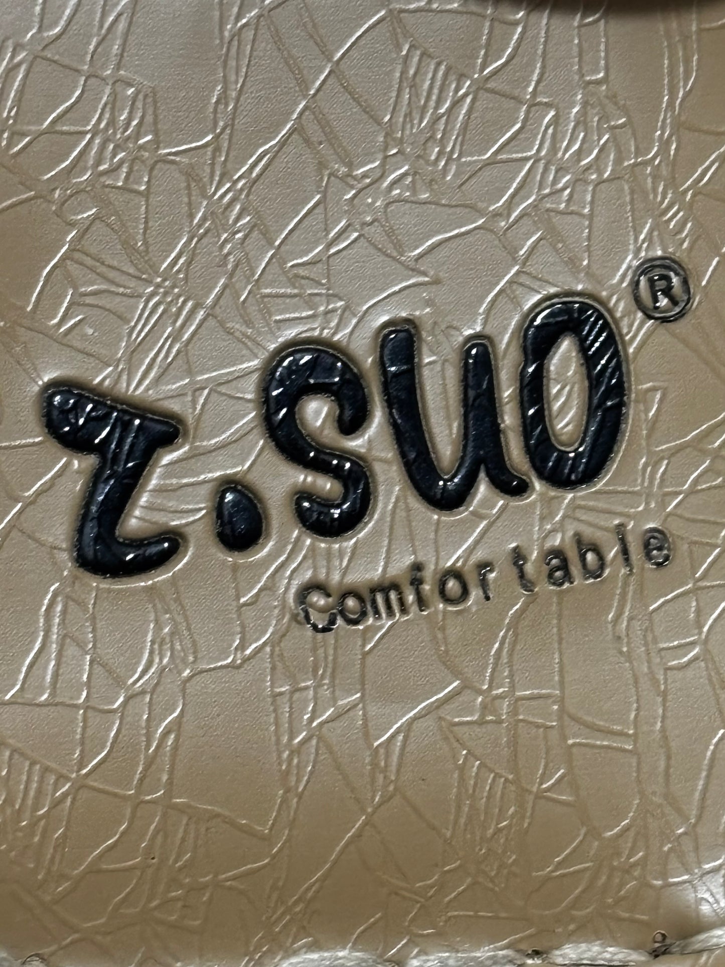 Z.Suo Men’s Brown Leather Flip Flops size 12