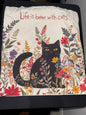 Cat Themed Canvas Tote Bag