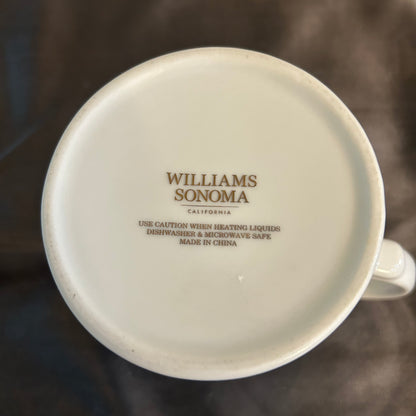 Mug White Monogram “R” w/ Black Trim