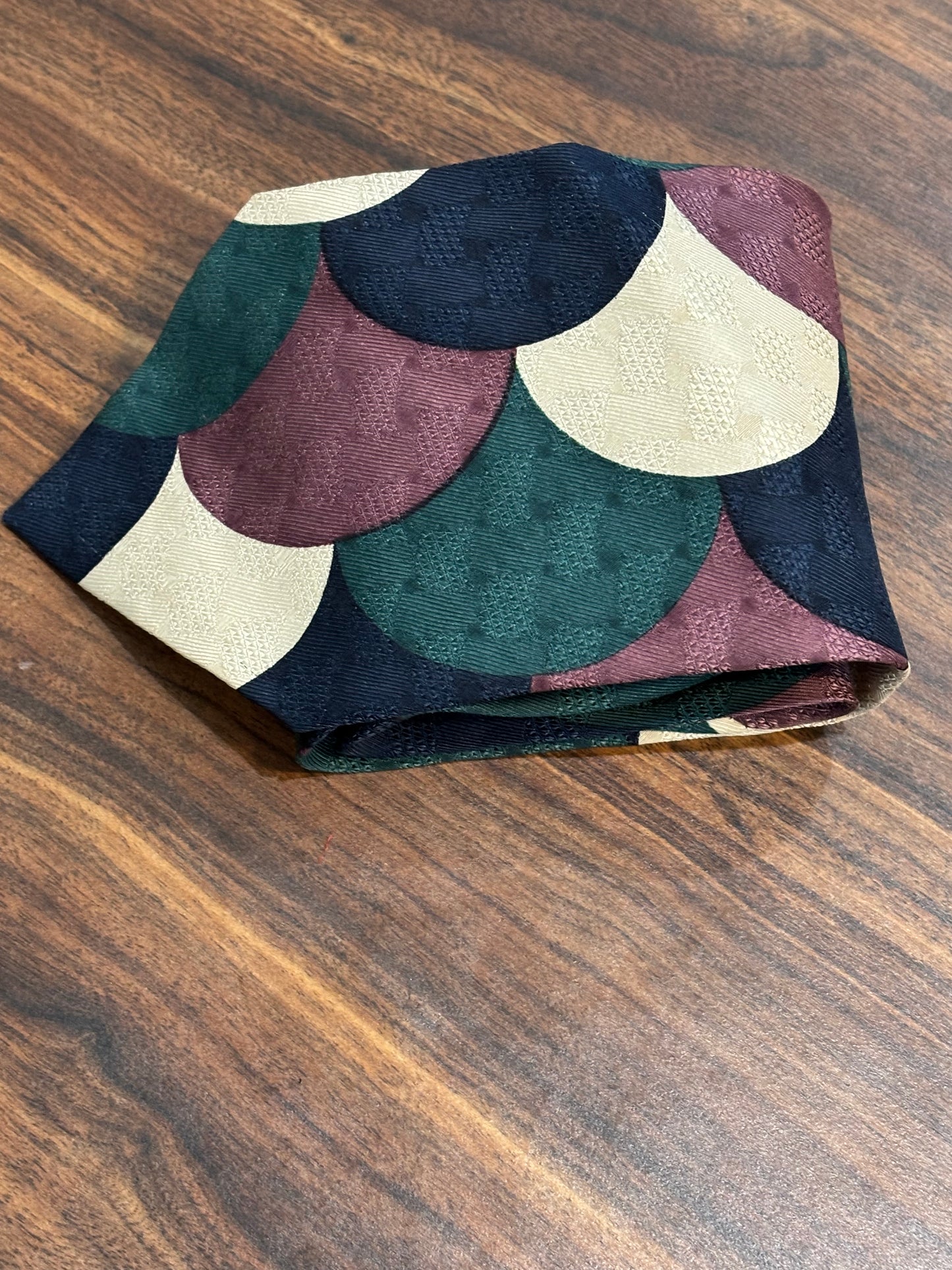 Bachrach Multi-Colored Tie 60” 100% Silk