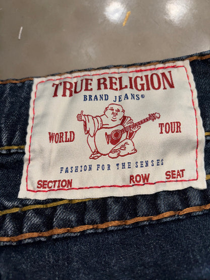 True Religion “Ricky” Relaxed Straight Leg Jeans Size 38