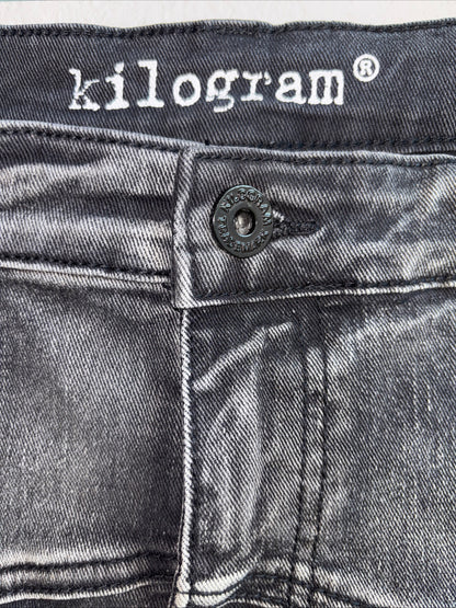 Kilogram Men’s black acid wash jeans size 36 stretch NWT