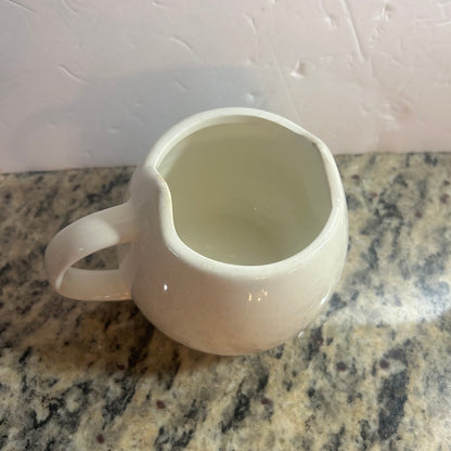 Cat Mug White Round Shape Design
