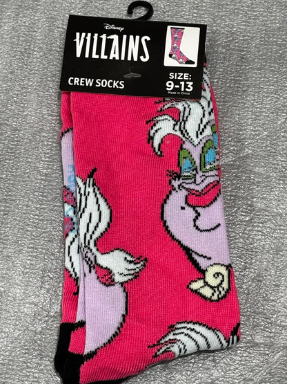 Disney Ursula the Villain Ceramic Mug with Socks set