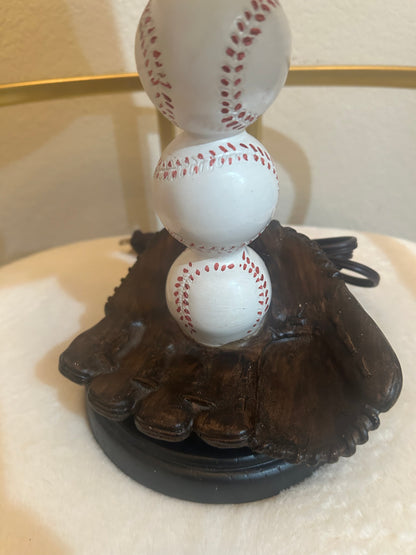 Baseball Lamp w/ Glove Base