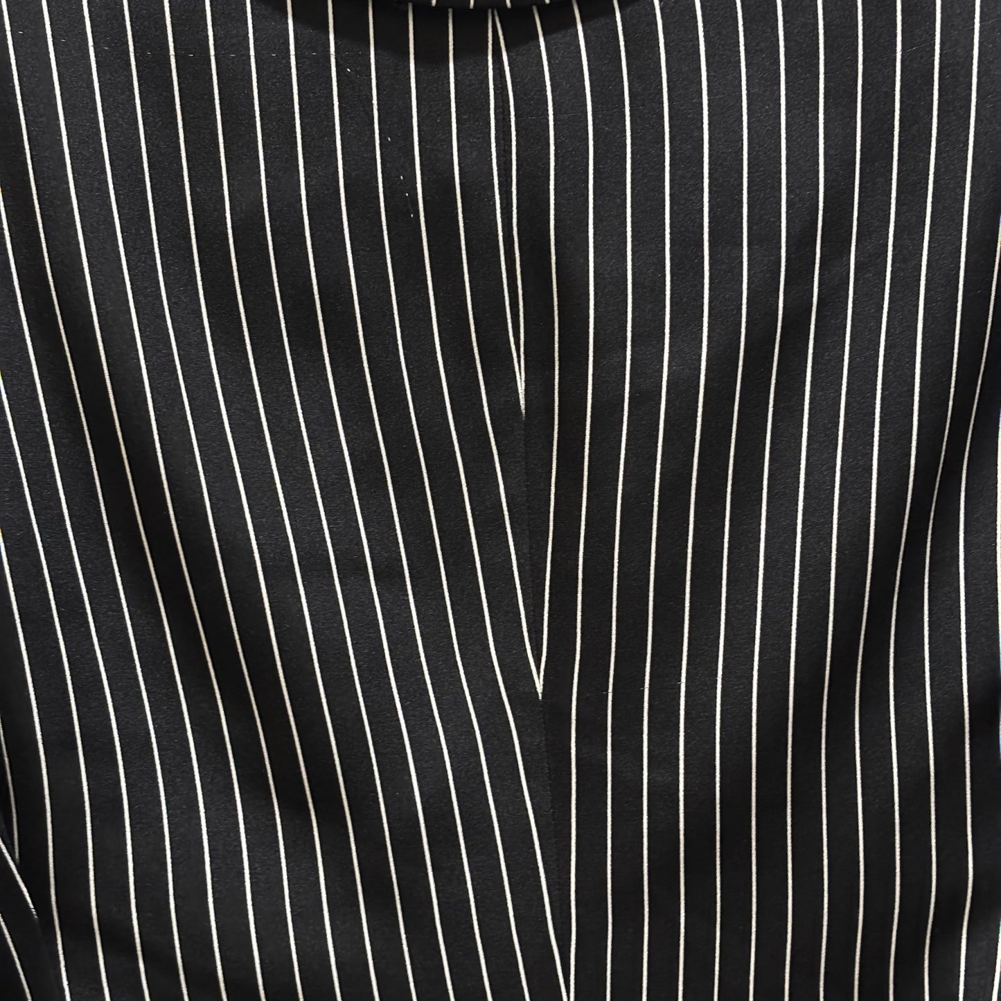 Jones NewYork Black White Striped Womens Blazer Size 10