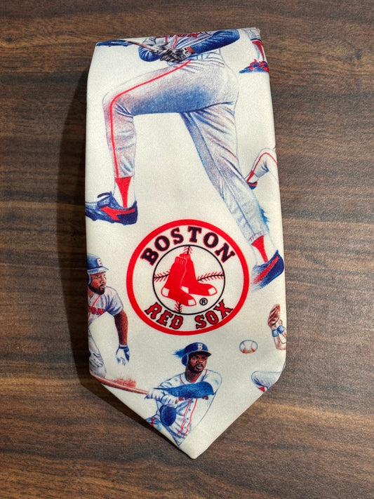 Ralph Marlin Boston Red Sox Tie 100% Polyester 57”