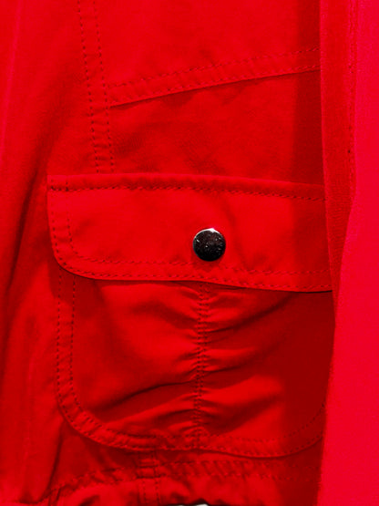 Chicos Zenergy Red Windbreaker Jacket Women’s size 3