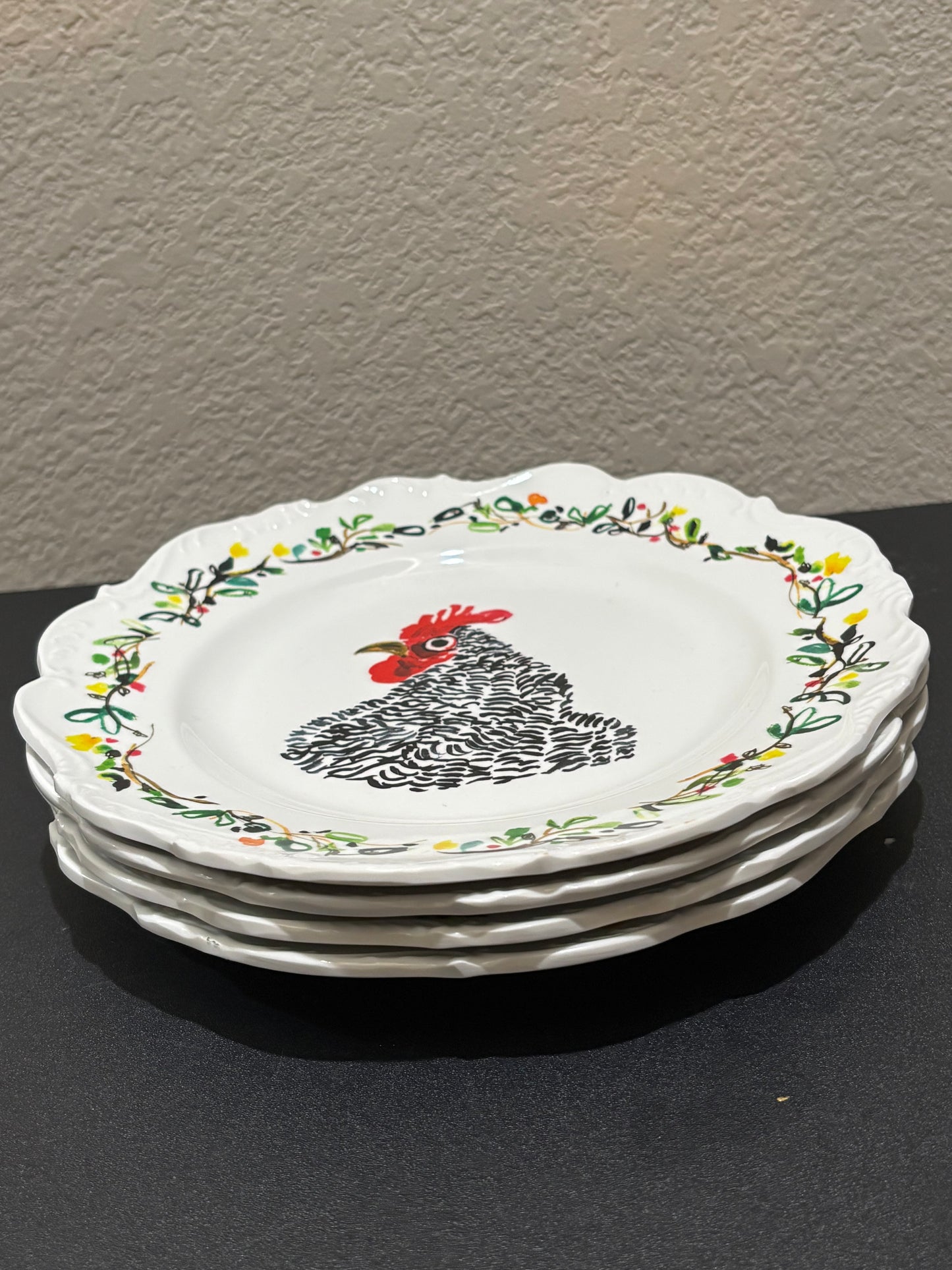 Farm Animal Plates 8”