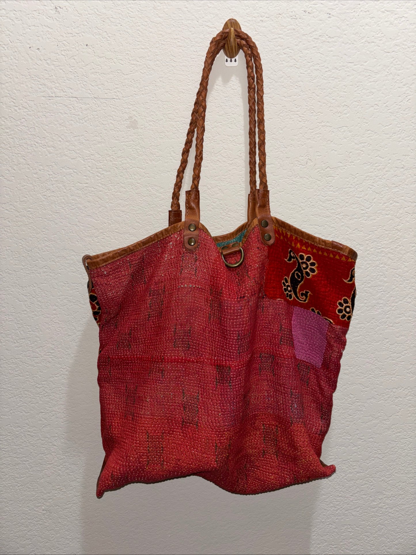 Will leather and Textile Tote with leather wallet Women’s