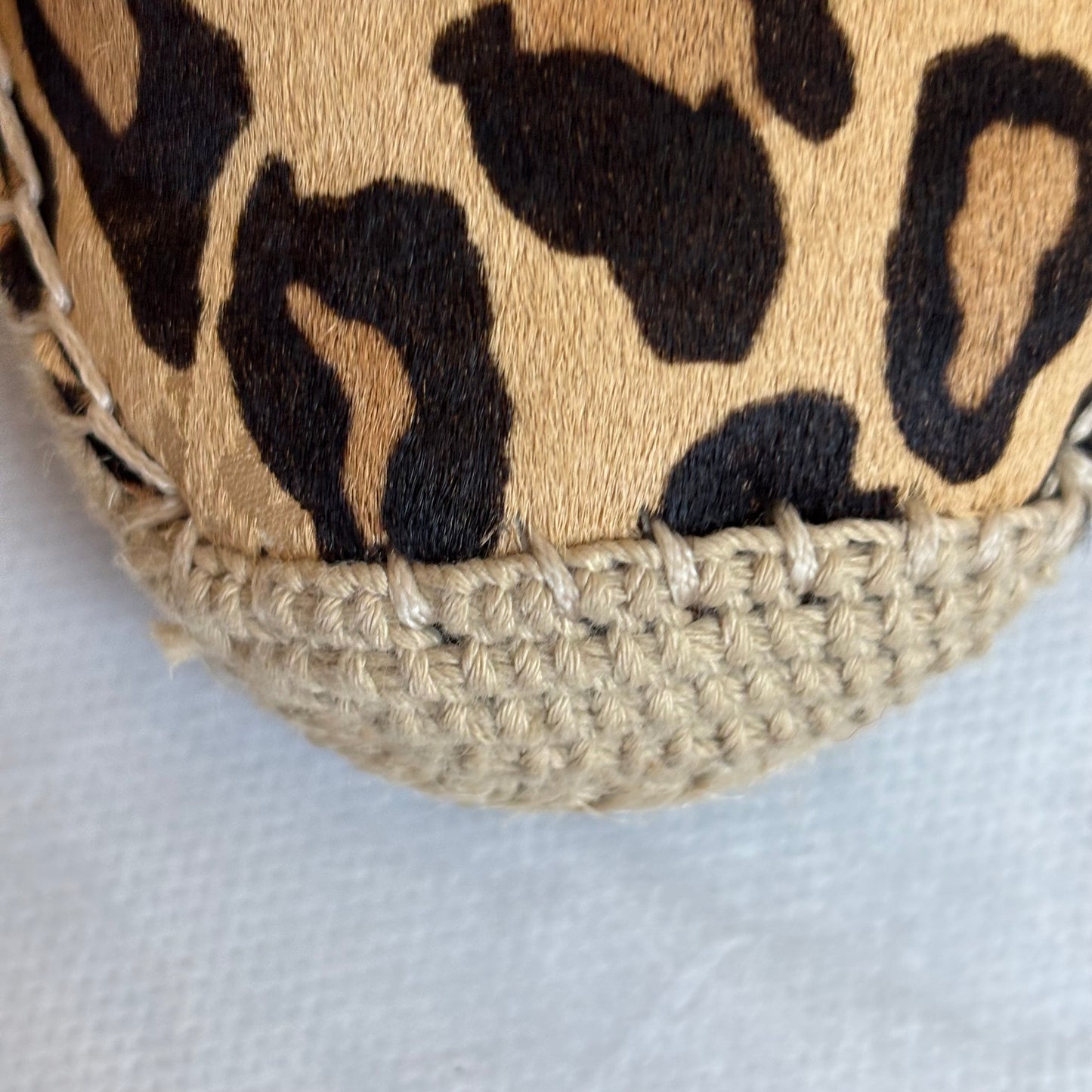 Sam Edelman Espadrilles leopard loafers women’s size 8 New