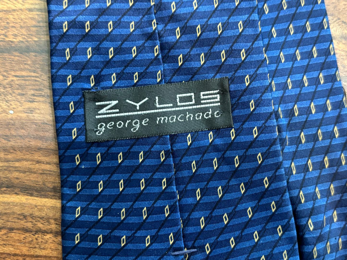 ZYLOS George Machado Blue Tie 100% Silk