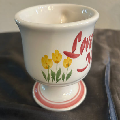 “Love You Mom” Mug w/ Flowers 8oz