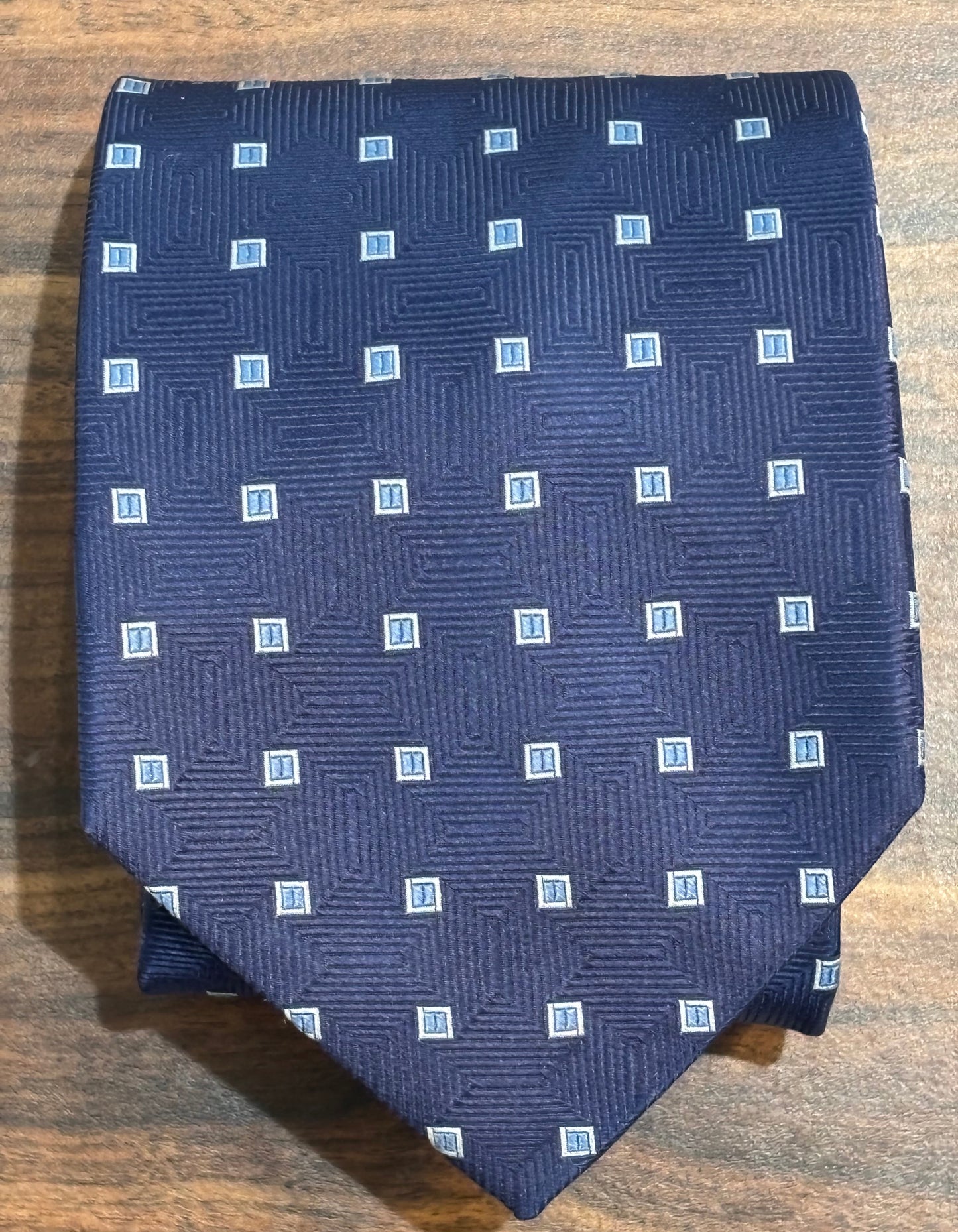 Nautica Blue Tie 100% Silk 58”