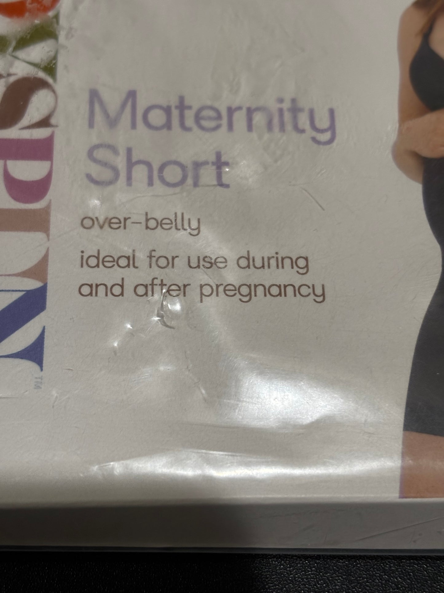 Joyspun Maternity Over Belly Short size 3X