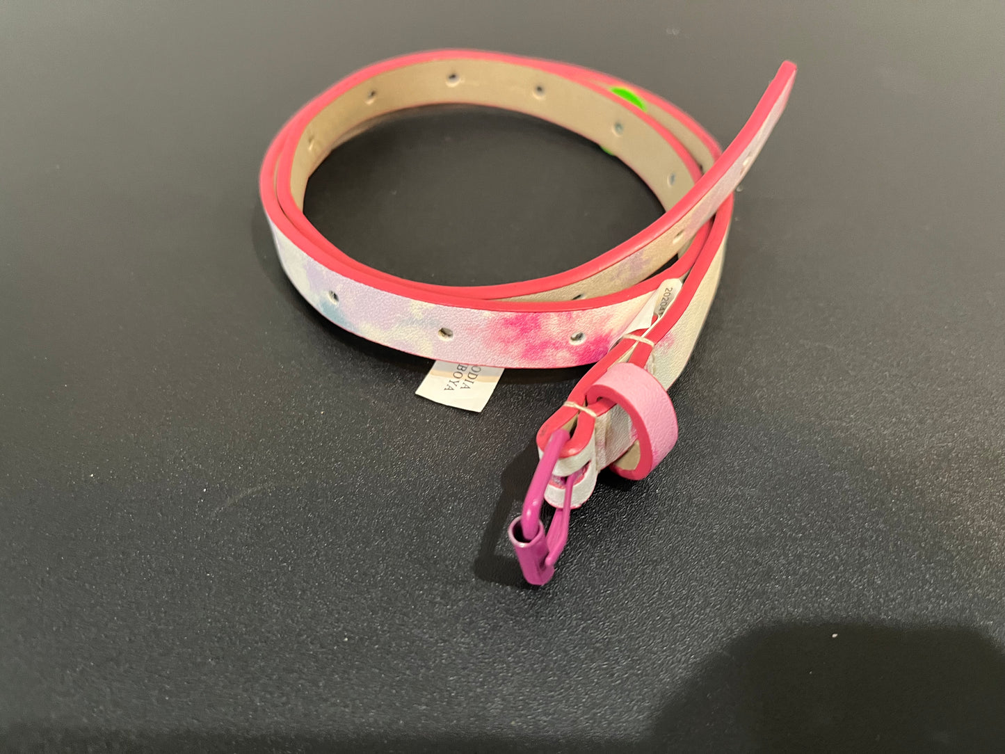 Pink & White Girl's Belt 29.5”