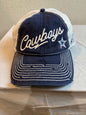 Dallas Cowboys Blue & White Trucker Hat buy Fanatics