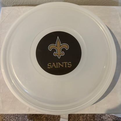 New Orleans Saints large chip/veggie and dip tray