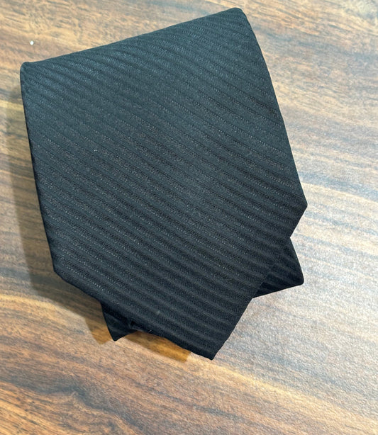 ARROW Black Tie 100% Silk 58”