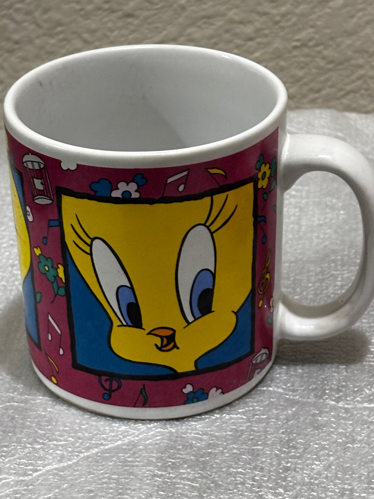 Vintage Tweety Bird Mug and New comfy Tweety Bird socks set