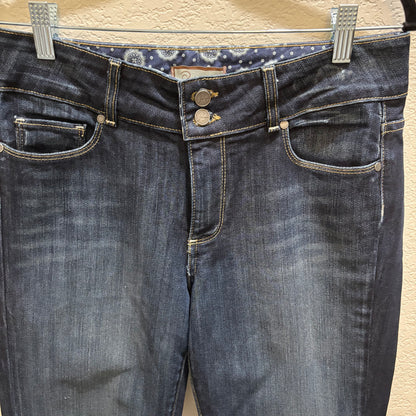 Paige women’s blue bootcut jeans, size 30