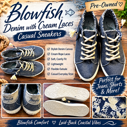 Blowfish Blue Denim Sneakers