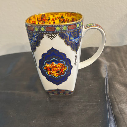 Mug with Colorful Asian Inspired Design  12oz