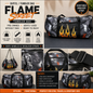 Flame Street duffel bag with adjustable strap