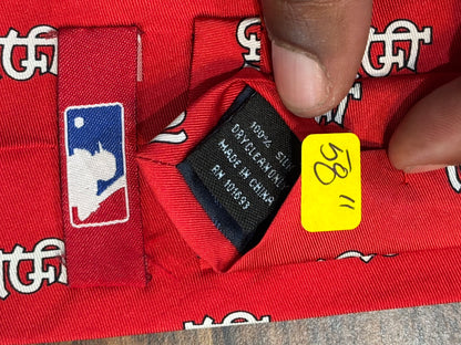 St. Louis Cardinals MLB Tie 58” 100% Silk