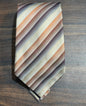 Dockers Stain Resistant Cream Multicolored Striped Tie 58” 100% Silk